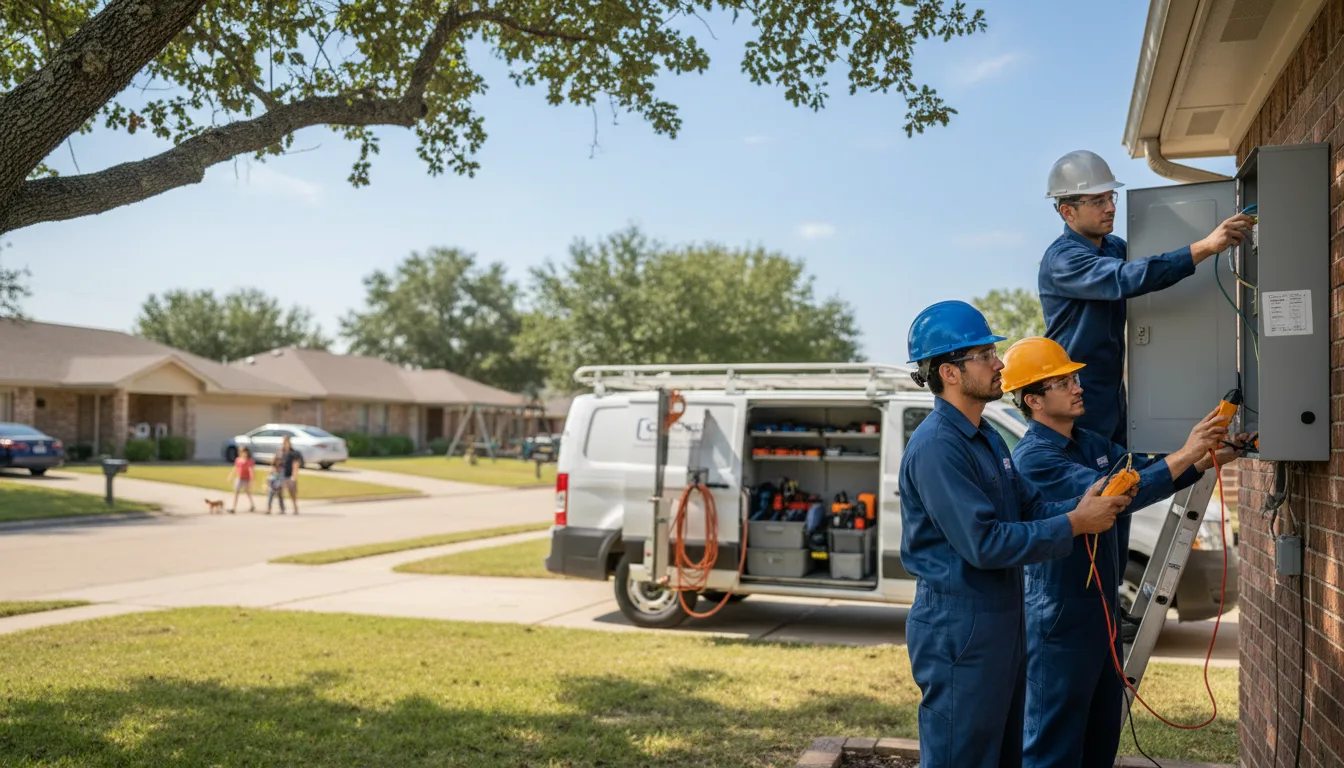 Certified electrician providing emergency electrical services in State Line, MS